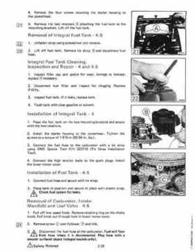 1983 Johnson/Evinrude 2 thru V-6 outboards Service Repair Manual P/N 393765, Page 139