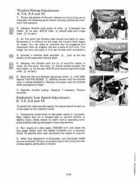 1983 Johnson/Evinrude 2 thru V-6 outboards Service Repair Manual P/N 393765, Page 151
