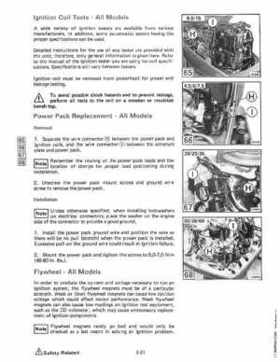 1983 Johnson/Evinrude 2 thru V-6 outboards Service Repair Manual P/N 393765, Page 211