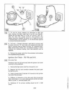 1983 Johnson/Evinrude 2 thru V-6 outboards Service Repair Manual P/N 393765, Page 242
