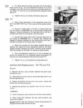 1983 Johnson/Evinrude 2 thru V-6 outboards Service Repair Manual P/N 393765, Page 254