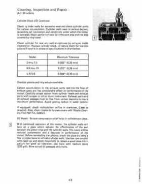 1983 Johnson/Evinrude 2 thru V-6 outboards Service Repair Manual P/N 393765, Page 278
