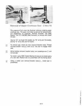 1983 Johnson/Evinrude 2 thru V-6 outboards Service Repair Manual P/N 393765, Page 286