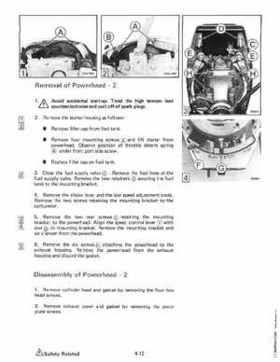 1983 Johnson/Evinrude 2 thru V-6 outboards Service Repair Manual P/N 393765, Page 287