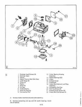 1983 Johnson/Evinrude 2 thru V-6 outboards Service Repair Manual P/N 393765, Page 288