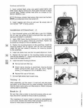 1983 Johnson/Evinrude 2 thru V-6 outboards Service Repair Manual P/N 393765, Page 292