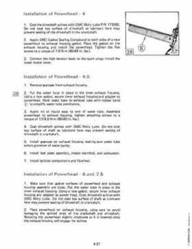 1983 Johnson/Evinrude 2 thru V-6 outboards Service Repair Manual P/N 393765, Page 302