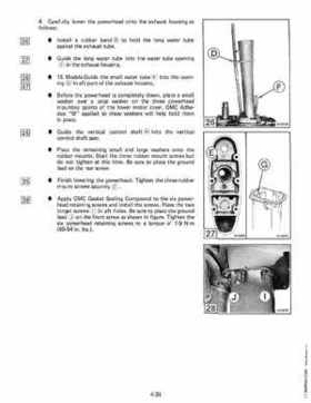1983 Johnson/Evinrude 2 thru V-6 outboards Service Repair Manual P/N 393765, Page 310