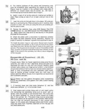 1983 Johnson/Evinrude 2 thru V-6 outboards Service Repair Manual P/N 393765, Page 318