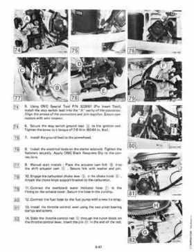 1983 Johnson/Evinrude 2 thru V-6 outboards Service Repair Manual P/N 393765, Page 322