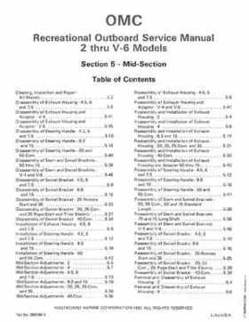 1983 Johnson/Evinrude 2 thru V-6 outboards Service Repair Manual P/N 393765, Page 360
