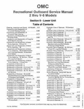 1983 Johnson/Evinrude 2 thru V-6 outboards Service Repair Manual P/N 393765, Page 407