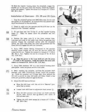 1983 Johnson/Evinrude 2 thru V-6 outboards Service Repair Manual P/N 393765, Page 455