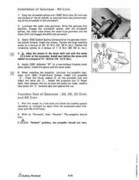 1983 Johnson/Evinrude 2 thru V-6 outboards Service Repair Manual P/N 393765, Page 456