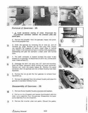 1983 Johnson/Evinrude 2 thru V-6 outboards Service Repair Manual P/N 393765, Page 459