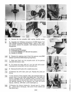 1983 Johnson/Evinrude 2 thru V-6 outboards Service Repair Manual P/N 393765, Page 460