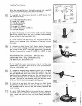 1983 Johnson/Evinrude 2 thru V-6 outboards Service Repair Manual P/N 393765, Page 483