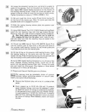 1983 Johnson/Evinrude 2 thru V-6 outboards Service Repair Manual P/N 393765, Page 485