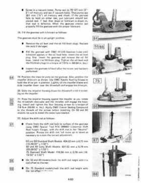 1983 Johnson/Evinrude 2 thru V-6 outboards Service Repair Manual P/N 393765, Page 486