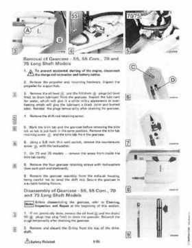 1983 Johnson/Evinrude 2 thru V-6 outboards Service Repair Manual P/N 393765, Page 491