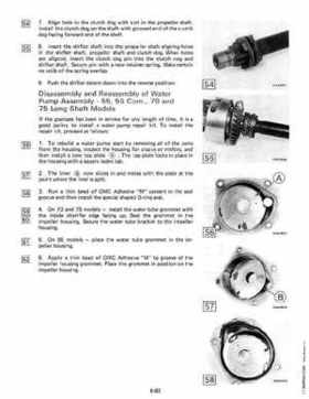 1983 Johnson/Evinrude 2 thru V-6 outboards Service Repair Manual P/N 393765, Page 498