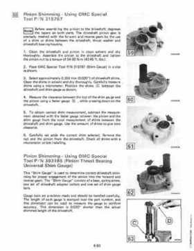 1983 Johnson/Evinrude 2 thru V-6 outboards Service Repair Manual P/N 393765, Page 499