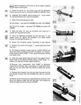 1983 Johnson/Evinrude 2 thru V-6 outboards Service Repair Manual P/N 393765, Page 500