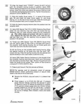 1983 Johnson/Evinrude 2 thru V-6 outboards Service Repair Manual P/N 393765, Page 503