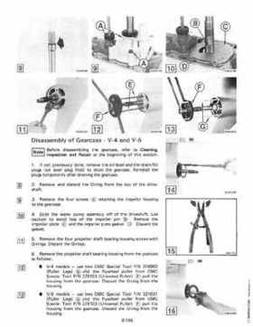 1983 Johnson/Evinrude 2 thru V-6 outboards Service Repair Manual P/N 393765, Page 510