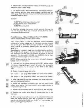 1983 Johnson/Evinrude 2 thru V-6 outboards Service Repair Manual P/N 393765, Page 519