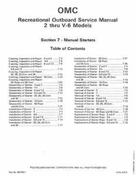 1983 Johnson/Evinrude 2 thru V-6 outboards Service Repair Manual P/N 393765, Page 526