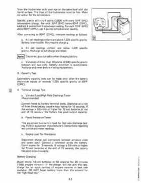 1983 Johnson/Evinrude 2 thru V-6 outboards Service Repair Manual P/N 393765, Page 553