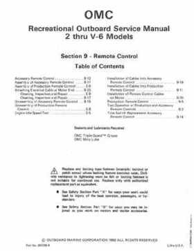 1983 Johnson/Evinrude 2 thru V-6 outboards Service Repair Manual P/N 393765, Page 602