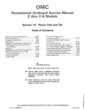 1983 Johnson/Evinrude 2 thru V-6 outboards Service Repair Manual P/N 393765, Page 627