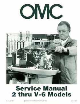 1984 Johnson Evinrude 2 thru V-6 Service Repair Manual P/N 394607, Page 1