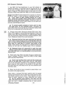 1984 Johnson Evinrude 2 thru V-6 Service Repair Manual P/N 394607, Page 73