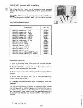 1984 Johnson Evinrude 2 thru V-6 Service Repair Manual P/N 394607, Page 76