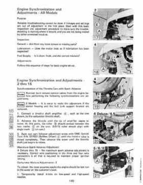 1984 Johnson Evinrude 2 thru V-6 Service Repair Manual P/N 394607, Page 80