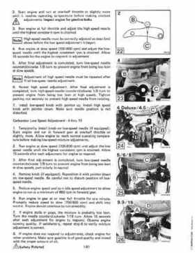 1984 Johnson Evinrude 2 thru V-6 Service Repair Manual P/N 394607, Page 81