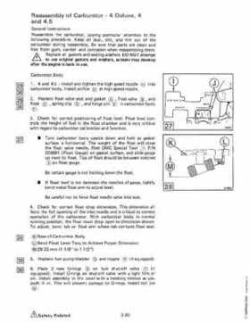 1984 Johnson Evinrude 2 thru V-6 Service Repair Manual P/N 394607, Page 144