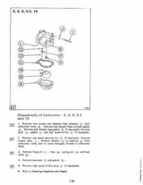 1984 Johnson Evinrude 2 thru V-6 Service Repair Manual P/N 394607, Page 150