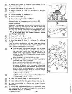 1984 Johnson Evinrude 2 thru V-6 Service Repair Manual P/N 394607, Page 157