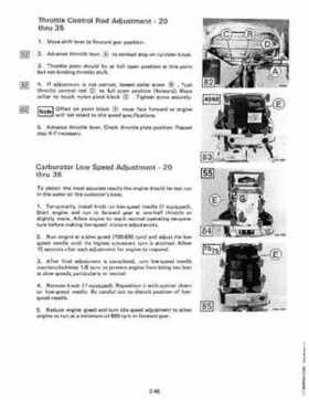 1984 Johnson Evinrude 2 thru V-6 Service Repair Manual P/N 394607, Page 160