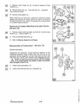 1984 Johnson Evinrude 2 thru V-6 Service Repair Manual P/N 394607, Page 162