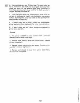 1984 Johnson Evinrude 2 thru V-6 Service Repair Manual P/N 394607, Page 166