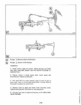 1984 Johnson Evinrude 2 thru V-6 Service Repair Manual P/N 394607, Page 167
