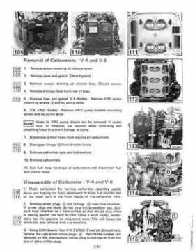 1984 Johnson Evinrude 2 thru V-6 Service Repair Manual P/N 394607, Page 168