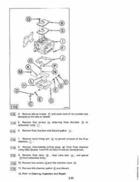 1984 Johnson Evinrude 2 thru V-6 Service Repair Manual P/N 394607, Page 169
