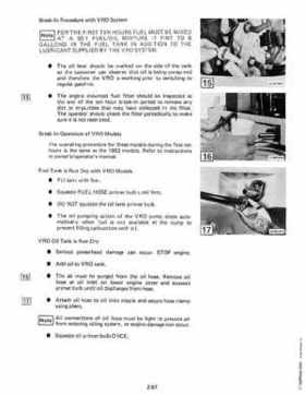 1984 Johnson Evinrude 2 thru V-6 Service Repair Manual P/N 394607, Page 181