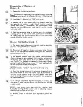 1984 Johnson Evinrude 2 thru V-6 Service Repair Manual P/N 394607, Page 200